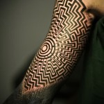 Tattoo geometrische Muster - Снимка Beispiel zur Auswahl 28022016 3