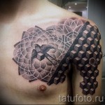 модел на татуировка на гърдите - снимков пример за избор от 28022016 17