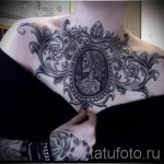 модел на татуировка на гърдите - снимков пример за избор от 28022016 18