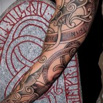 Татуировка със скандинавски модел - Пример за снимка за избор на 28022016 2