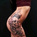 дизайн на татуировки на бедрото - пример за снимка за избор от 28022016 8