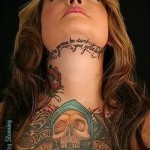 шарки на татуировка на врата - снимка пример за избор от 28022016 26