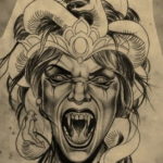 horror tetoválás vázlatok 2019.12.12 № 009 -horror tetoválás vázlatok-