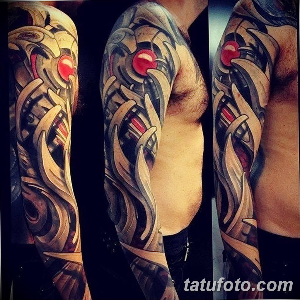 снимка Cyberpunk татуировка 15.12.2018 №166 - Cyberpunk татуировка -