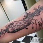 татуировка армия във въздуха - снимка пример татуировка 2105 tatufoto.ru