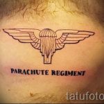 татуировка въздушен парашутен купол - снимка пример татуировка 11167 tatufoto.ru