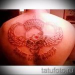 татуировка въздушен парашутен купол - снимка пример татуировка 14170 tatufoto.ru