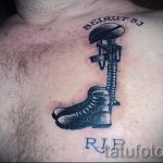 татуировка на гърдите - снимка пример татуировка 7186 tatufoto.ru