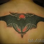 Въздушна татуировка на задната снимка - снимков пример за татуировка 8222 tatufoto.ru