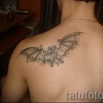 Татуировка във въздуха на задна снимка - пример за снимка татуировка 10224 tatufoto.ru