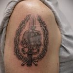 татуировка на специални сили във въздуха - снимка пример за татуировка 3254 tatufoto.ru