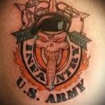 Татуировка въздушни специални части - снимка пример татуировка 11262 tatufoto.ru