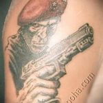 татуировка на череп взема въздушно -десантни сили снимка 4309 tatufoto.ru