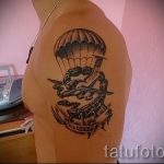 снимка на въздушно -десантни сили тат - вариант на снимка на татуировка специални части на въздушно -десантните сили - снимка 1356 tatufoto.ru