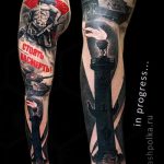 снимка на въздушно -десантни сили тат - вариант на снимка на татуировка специални сили - детайли - снимка 5360 tatufoto.ru