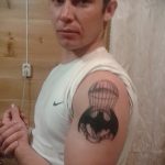 снимка на въздушно -десантни сили тат - вариант на снимка на татуировка специални части на въздушно -десантните сили - снимка 27382 tatufoto.ru