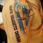 снимка на въздушно -десантните сили на Тат - вариант на снимката на татуировката на специалните сили на ВДВ - снимка 46393 tatufoto.ru