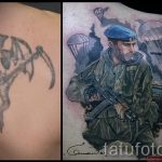 снимка на въздушно -десантни сили тат - вариант на снимка на татуировка специални части на въздушно -десантните сили - снимка 57401 tatufoto.ru