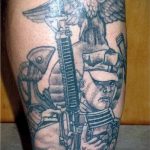 Въздушнодесантни специални сили Tätowierung - Снимка Beispiel der Tätowierung 1010 tatufoto.ru