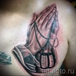 Въздушна татуировка на гърдите - Снимка пример за татуировка 1022 tatufoto.ru