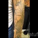 tatouage Airborne sur le poignet - примерна снимка du tatouage 1034 tatufoto.ru