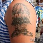 Tätowierung Airborne Fallschirmkappe - Снимка Beispiel der Tätowierung 3041 tatufoto.ru