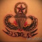 татуировка Въздушен парашутен балдахин - Снимка пример за татуировка 1042 tatufoto.ru