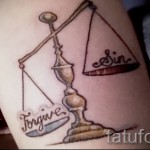 Mérleg horoszkóp tetoválás - fotó példa 13122015 2. szám