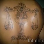 Mérleg horoszkóp tetoválás - fotó példa 13122015 8. szám
