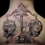 Mérleg horoszkóp tetoválás - fotó példa 13122015 10. sz