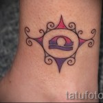 Mérleg tetoválás egy lánynak - fotó példa 13122015 22. szám