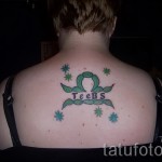 tetováló jel Mérleg egy lánynak - fotó példa 13122015 26. szám