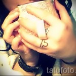 Mérleg tetoválás a karon - fotó példa 13122015 2. szám