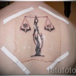 Mérleg csillagjegy tetoválás - fotó példa 13122015 # 7