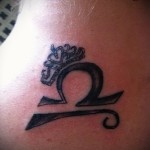 Mérleg csillagjegy tetoválás - fotó példa 13122015 # 11