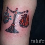 Mérleg csillagjegy tetoválás - fotó példa 13122015 # 12