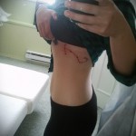 Mérleg csillagkép tetoválás