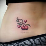 Fotó cseresznye tetoválásról 20.01.07. №1009 -cseresznye tetoválás