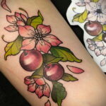 Fénykép tetoválás rajz cseresznye 07.01.2021 №219 -cseresznye tetoválás