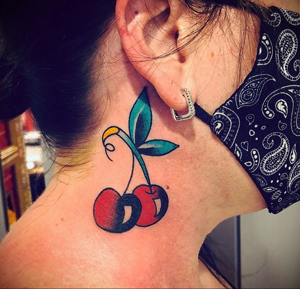 Fénykép tetoválás rajz cseresznye 07.01.2021 №140 -cseresznye tetoválás