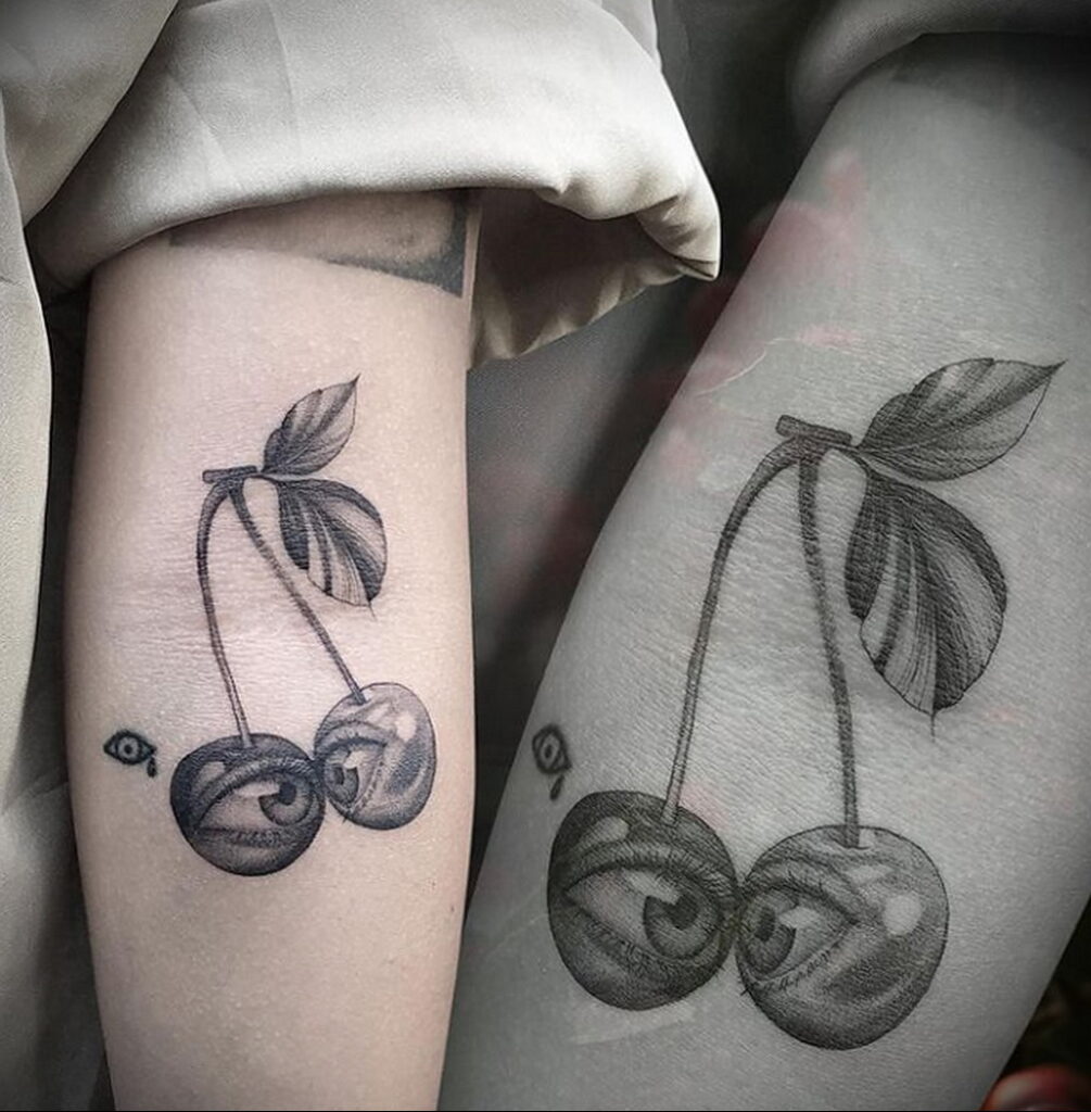 Fénykép tetoválás rajz cseresznye 07.01.2021 №109 -cseresznye tetoválás