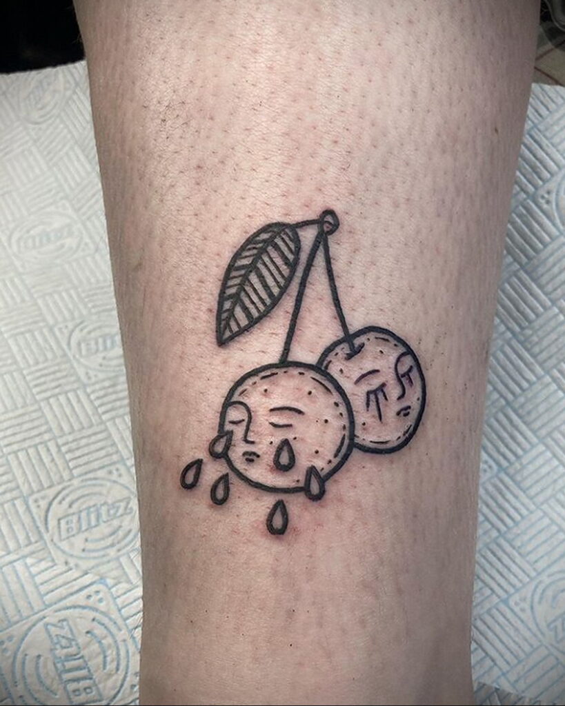 Fénykép tetoválás rajz cseresznye 07.01.2021 №103 -cseresznye tetoválás