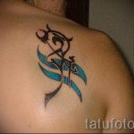 Aquarius Étoile Tattoo - fotó - un exemple du tatouage fini 01082016 1001 tatufoto.ru