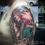 Vízöntő tetoválás felirat - fotó - un exemple du tatouage fini 01082016 2012 tatufoto.ru