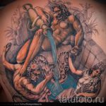 Vízöntő tetoválás felirat - fotó - un exemple du tatouage fini 01082016 3013 tatufoto.ru