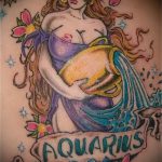 Vízöntő tetoválás a karján - fotó - példa a kész tetoválásra 01082016 1026 tatufoto.ru