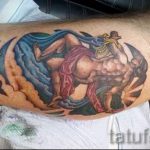 tatouage sous la forme d'Aquarius - fotó - un exemple du tatouage fini 01082016 1043 tatufoto.ru