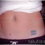 tatouages ​​Aquarius pour les filles - fotó - un exemple du tatouage fini 01082016 1044 tatufoto.ru