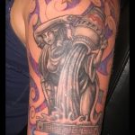 Wassermann Tattoo auf seinem Arm - Foto - ein Beispiel für die fertigen Tätowierung 01082016 1058 tatufoto.com