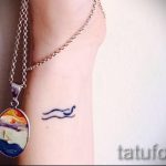 Wassermann Tattoos für Mädchen - Foto - ein Beispiel für die fertigen Tätowierung 01082016 1065 tatufoto.com